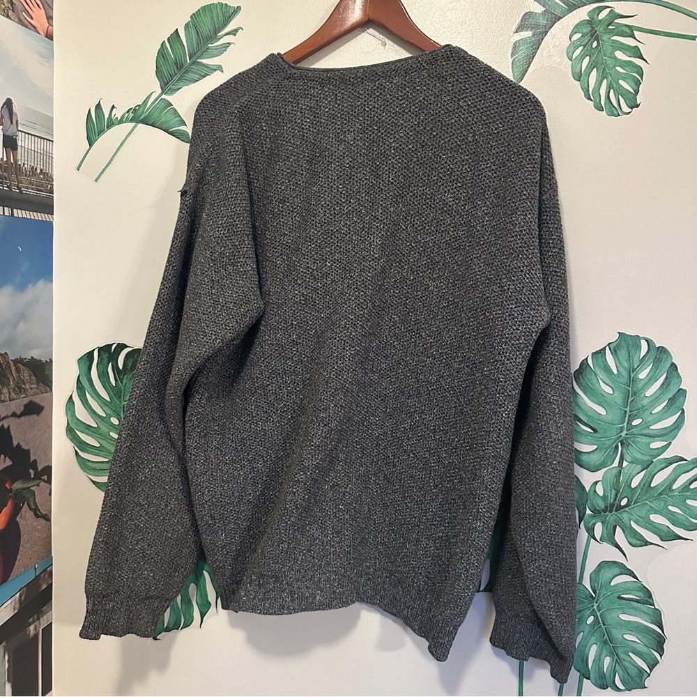 Vintage Grey Cotton Cardigan - Picture 6 of 8